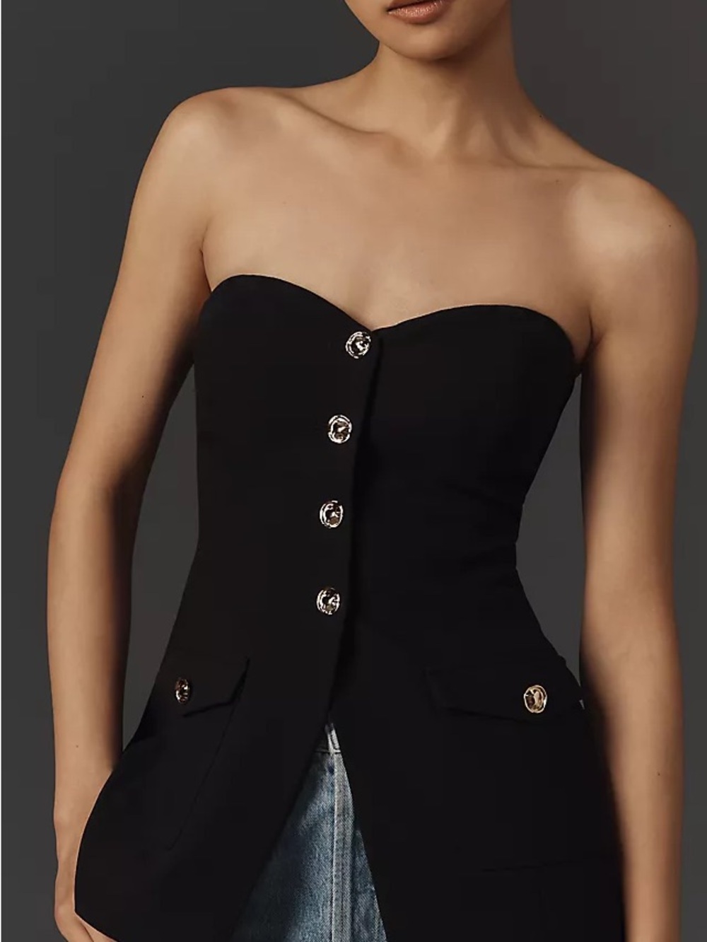 ASTR THE LABEL Milani Tailored Bustier Top